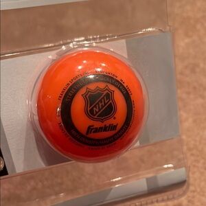 NWT Franklin NHL Orange Street Hockey Ball
